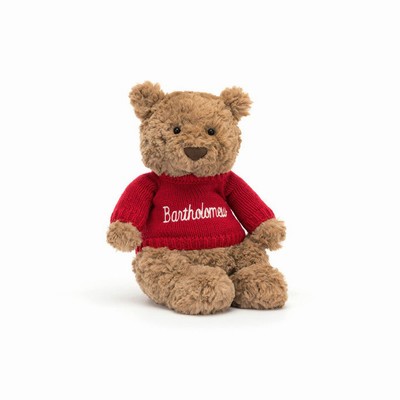 Jellycat Bartholomew Oso with Red Jumper | KBWQ-63412